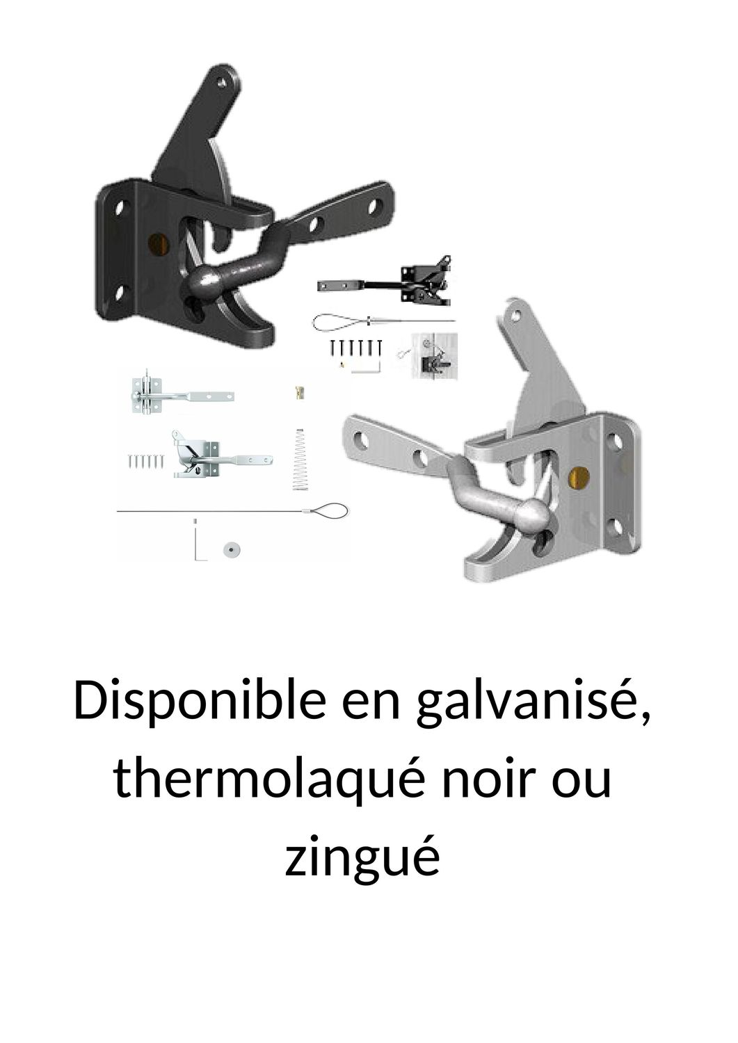 Thumb spring latch