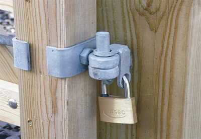 Anti-theft bracket, galvanised