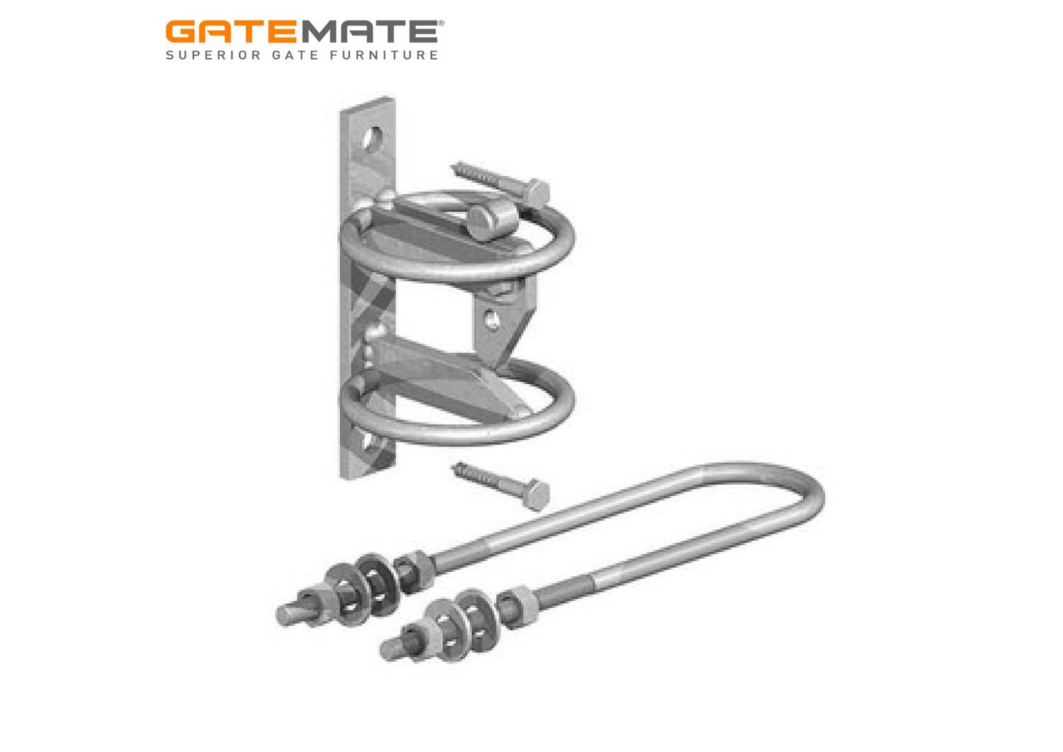 Equestrian, safety latch, galvanised