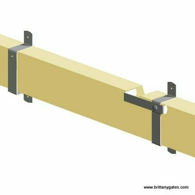 Slip rail bracket, galvanised