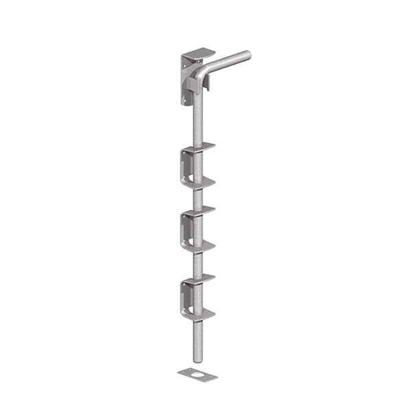 Surface bolt, 450mm, galvanised