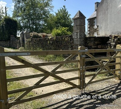 English gates, Brittany, France
