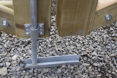 Receiver socket, galvanised