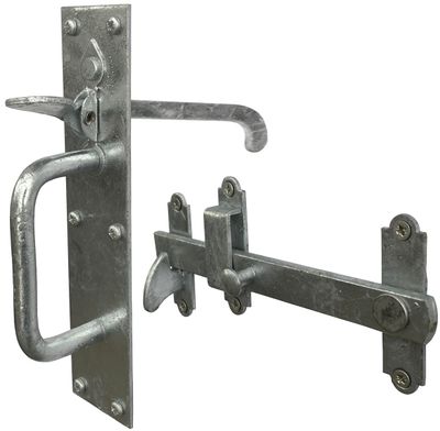Suffolk latch, "hot dip" galvanised Suffolk latch, "hot dip" galvanised