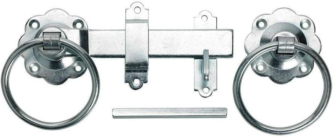 Ring latch, 150mm, zinc-plated