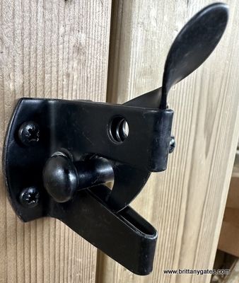 Auto thumb latch 50mm, black