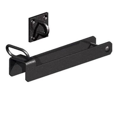 Fastener to padlock, black.