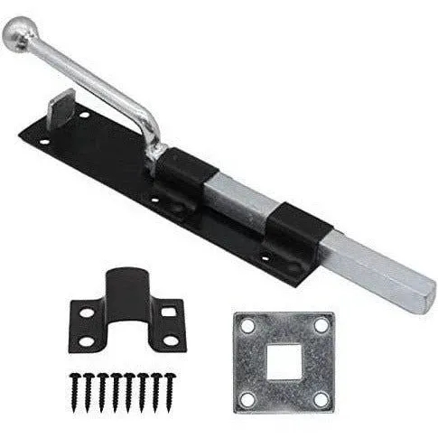 Monkey tail bolt, premium quality, black polymer