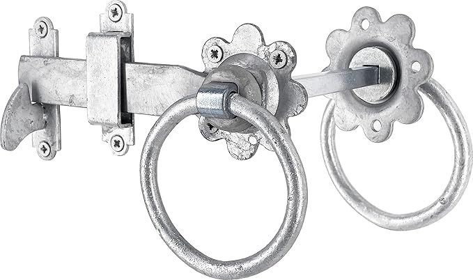 Ring latch, 150mm, galvanised