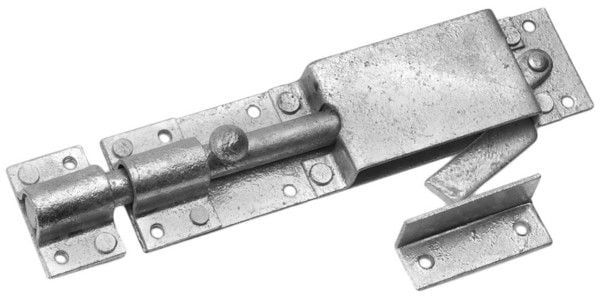 Autolock animal bolt 230mm, galvanised.
