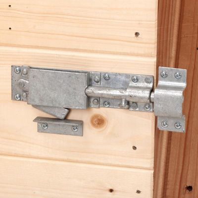 Equestrian safety bolt, galvanised