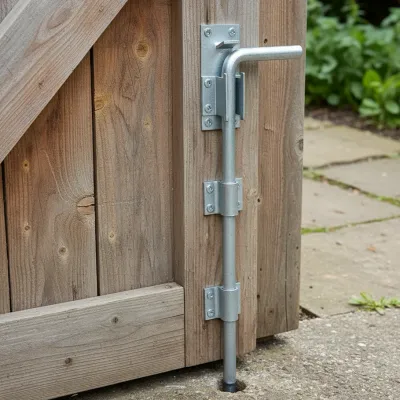 Base bolt, 300 mm adjustable, black