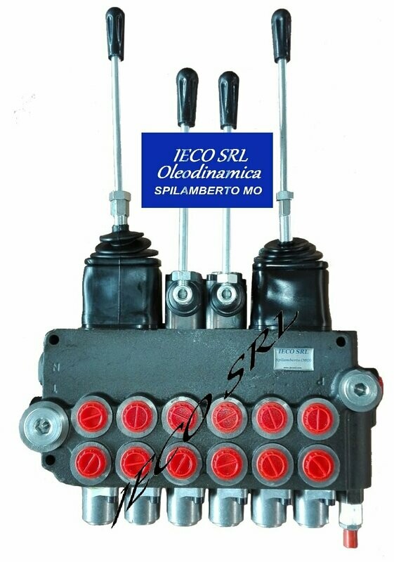DISTRIBUTORE 6 LEVE 2 JOYSTICK + 2 LEVE DOPPIO EFFETTO 3/8