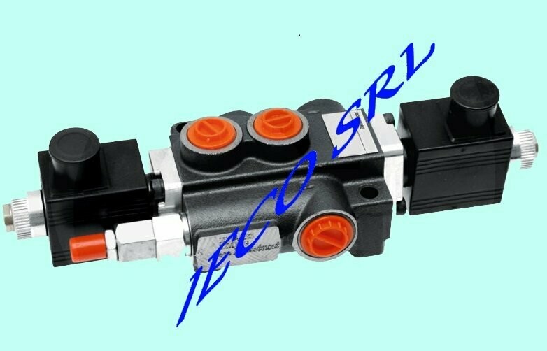 DISTRIBUTORE OLEODINAMICO ELETTRICO 1/2 80 LITRI 12 Vcc 1 CURSORE
