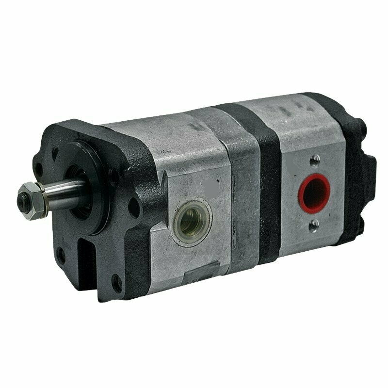 POMPA IDRAULICA DOPPIA PER TRATTORI MASSEY FERGUSON 350, 355, 360, 362, 365, 374, 375, 384, 390, 394, 398, 399