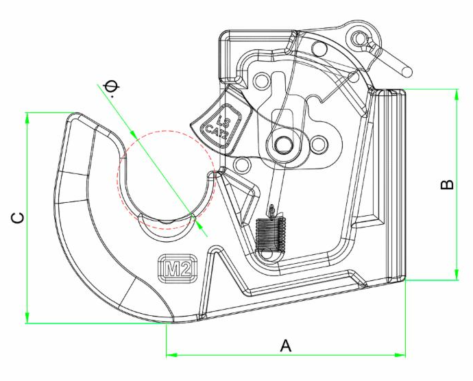GANCIO RAPIDO INFERIORE CAT. 3