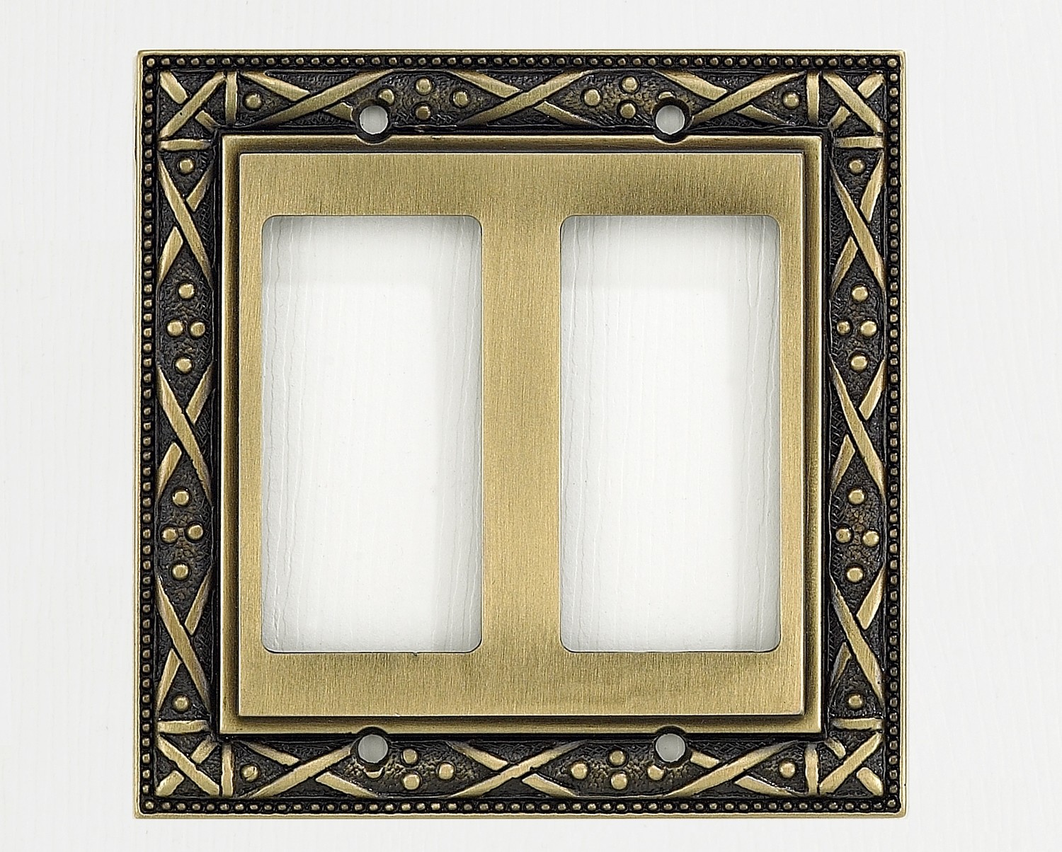 Plaque pour Sortie Électrique Double 09B  /  Cliquez ici