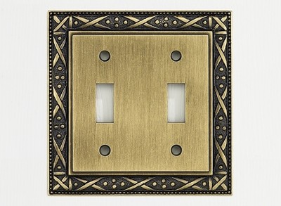 Plaque pour Interrupteur Double 09B  /  Cliquez ici