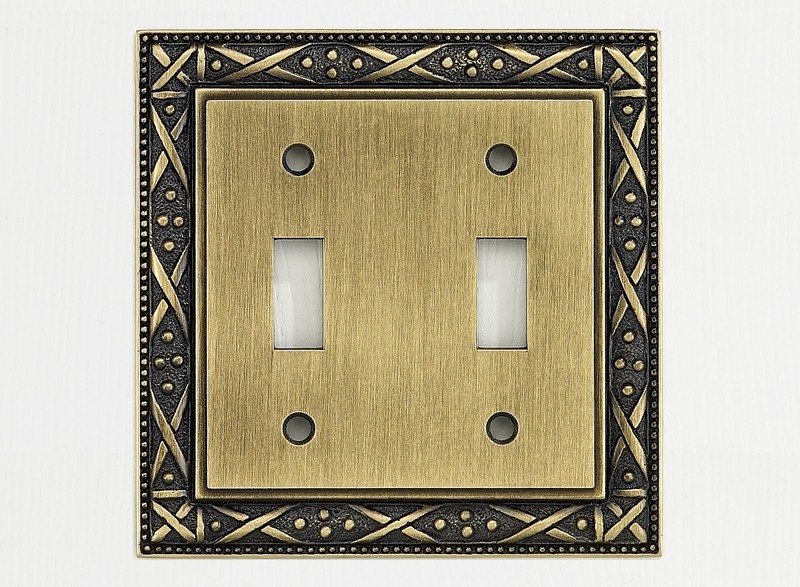 Plaque pour Interrupteur Double 09B  /  Cliquez ici