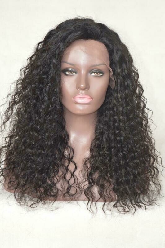 24 inches Water wave curly human virgin hair 