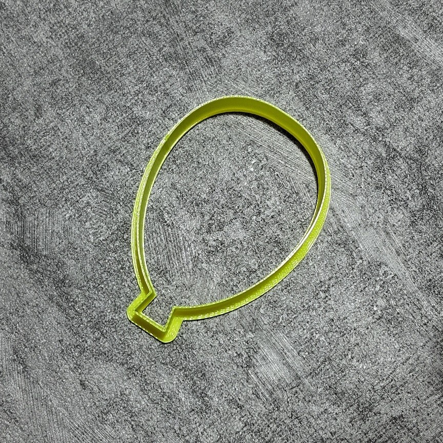 Форма для пряника "Воздушный шарик №1" (5,5х8 см)