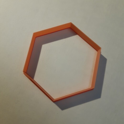 Форма для пряника "Шестиугольник" (8,5 х 10 см)