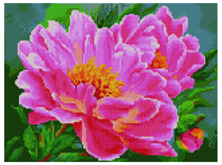 Алмазная мозаика Paintboy Original"Апогей цветения" 30х40