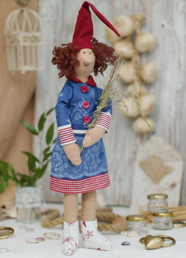 Набор для изготовления интерьерной куклы - Ш035Гномочка Тереза