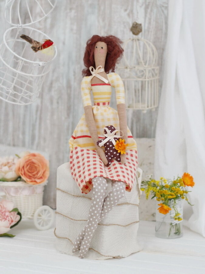 Набор для изготовления интерьерной куклы - Ш052 Мадемуазель Сандра
