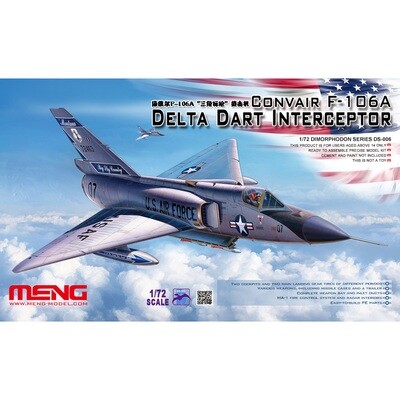"MENG" DS-006 "самолёт"CONVAIR F-106A DELTA DART INTERCEPTOR 1/72