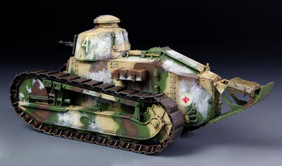 "MENG" TS-008 "танк"French FT-17 Light tank(Cast turret) 1/35