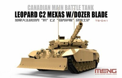 "MENG" TS-041 "танк"Canadian Main Battle Tank Leopard C2 Mexas W/dozer Blade 1/35