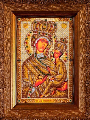 Набор для вышивания "Радуга бисера" В-200 "Богородица Тихвинская"17 х 26 см