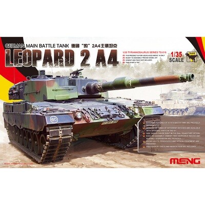 "MENG" TS-016 "танк"GERMAN MAIN BATTLE TANK LEOPARD 2 A4 1/35