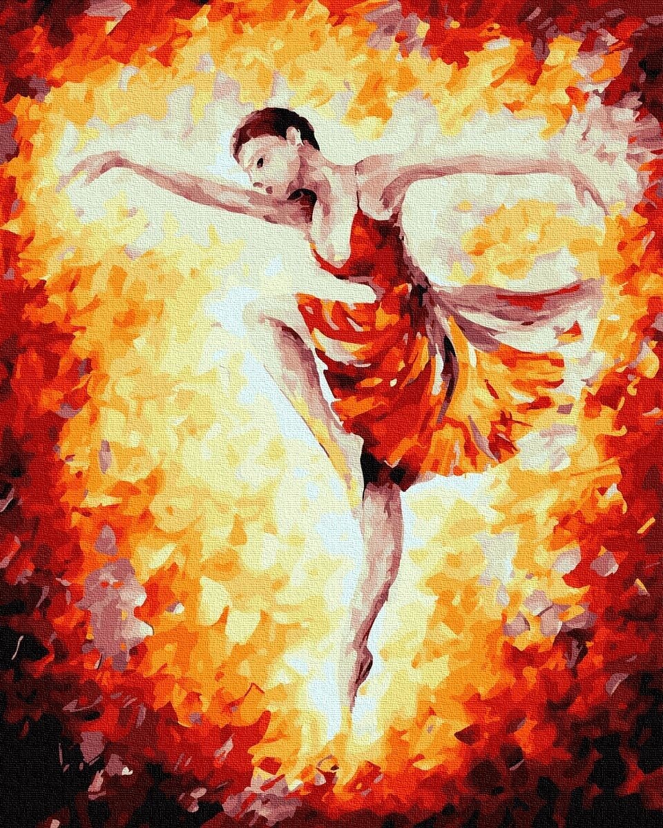 Картина по номерам ВанГогВоМне ZX 23963 Огненные танцы 40х50 см