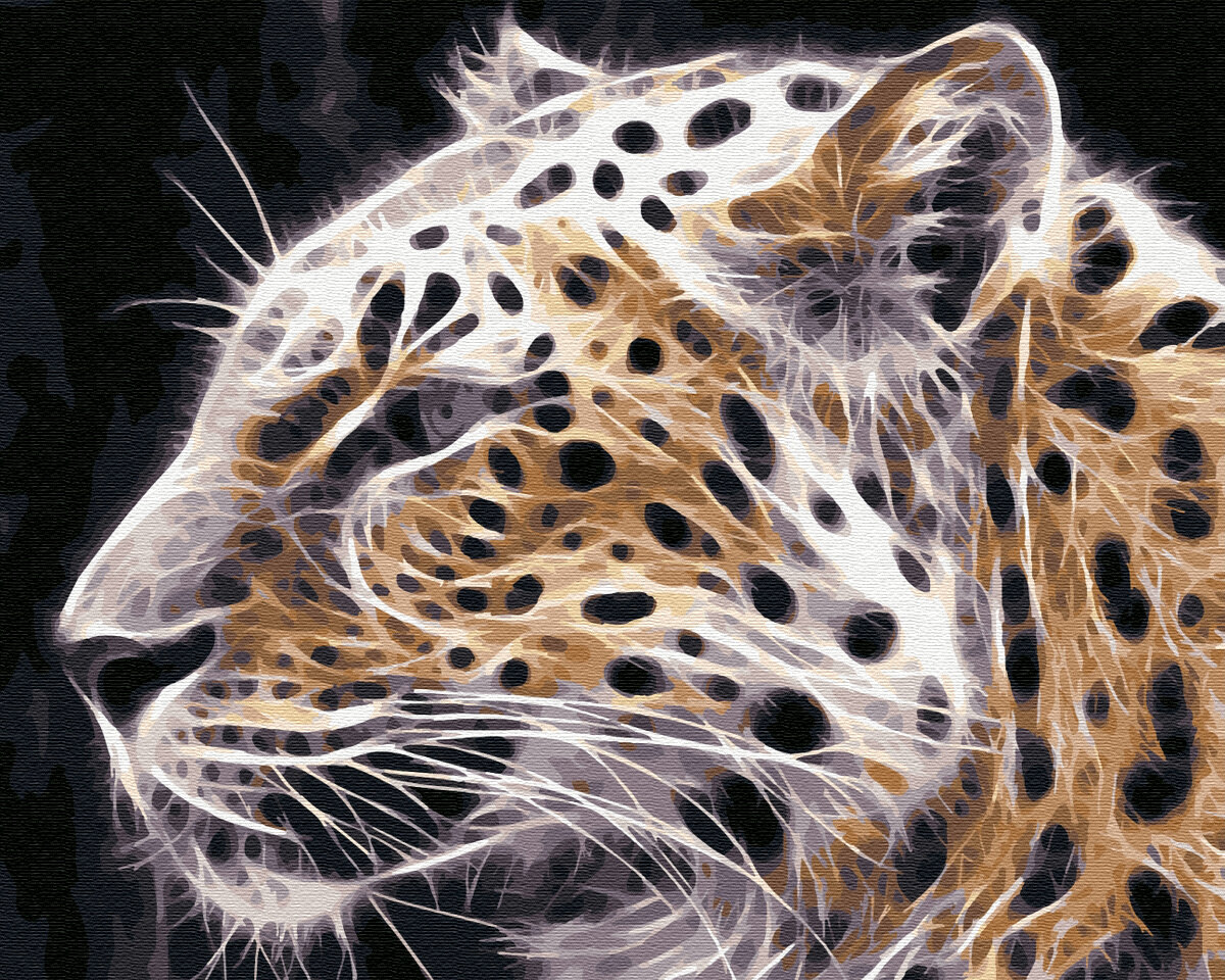 Картина по номерам ВанГогВоМне ZX 23820 Призрачный гепард 40х50 см