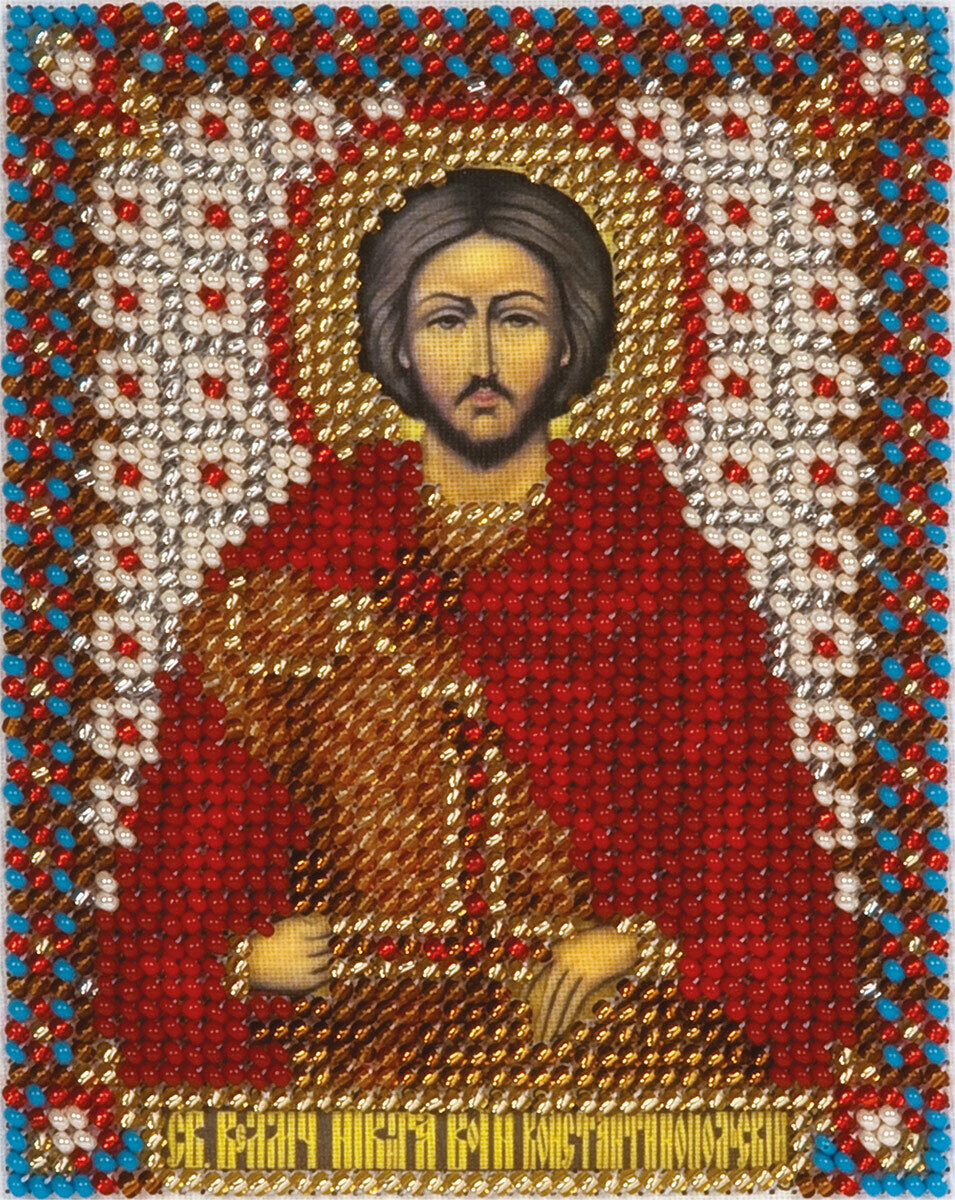 Набор для вышивания "PANNA" CM-1416 "Икона Св. Влкм. Никиты Воина Константинопольского" 8,5x11 см