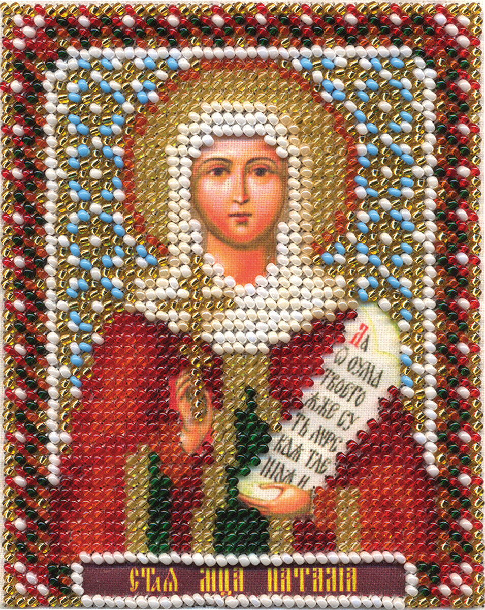 Набор для вышивания "PANNA" CM-1297 "Икона святой мученицы Наталии" 8,5x10,5 см