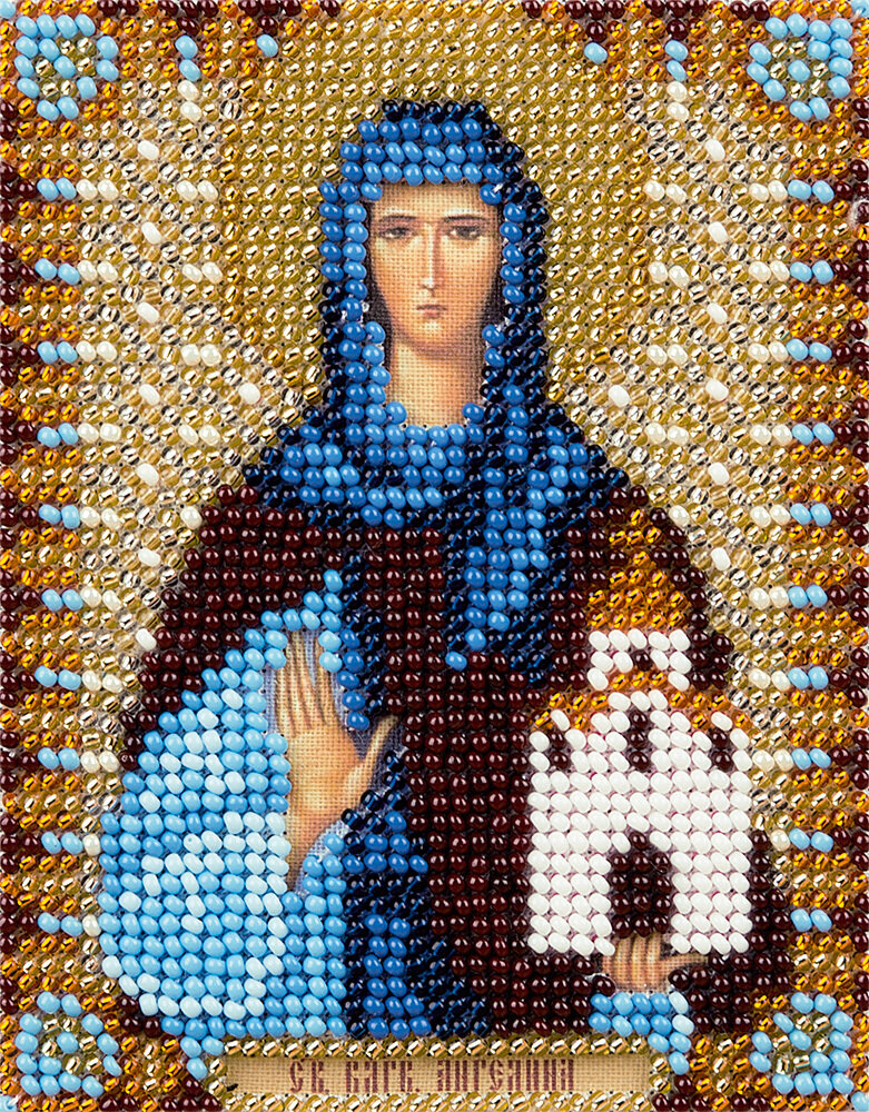 Набор для вышивания "PANNA" CM-1752 "Икона Святой преподобной Ангелины Сербской" 8,5x11 см