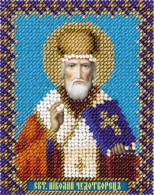 Набор для вышивания "PANNA" CM-1338 "Икона Святителя Николая Чудотворца" 8,5x11 см