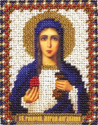Набор для вышивания "PANNA" CM-1260 "Икона Св. Равноапостольной Марии Магдалины" 8,5x10,5 см