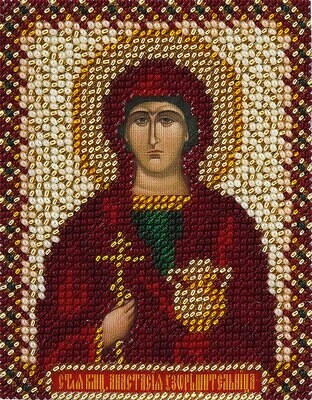 Набор для вышивания "PANNA" CM-1216 "Икона святой великомученицы Анастасии" 8,5x10,5 см