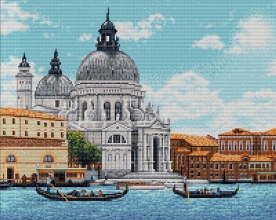 Кристальная мозаика "ФРЕЯ" ALVA-05 "Венеция. Базилика Санта-Мария", 50 х 40 см