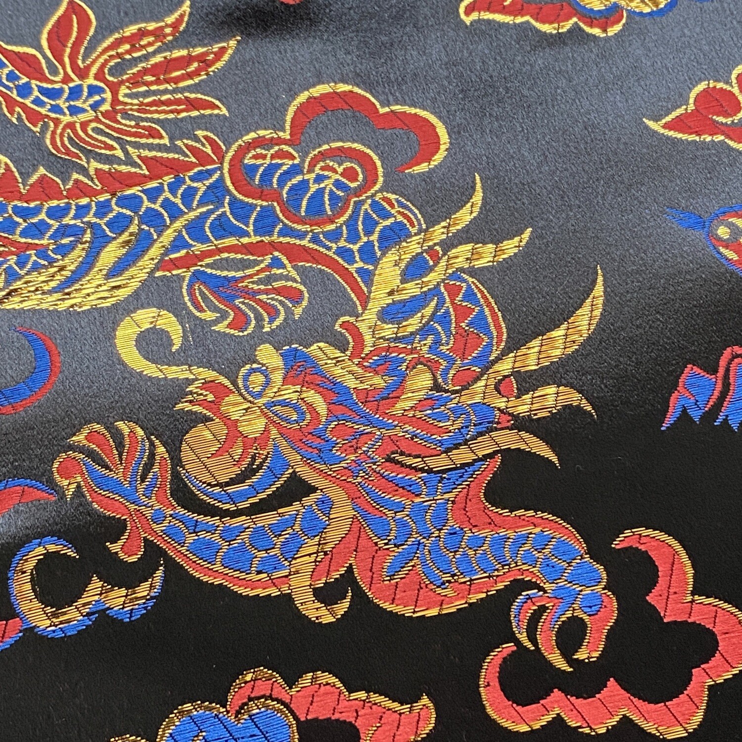 Download Easyfit Asian Inspired Korean Traditional Dragon On Black Hanbok Fabric Reusable Cloth Face Mask
