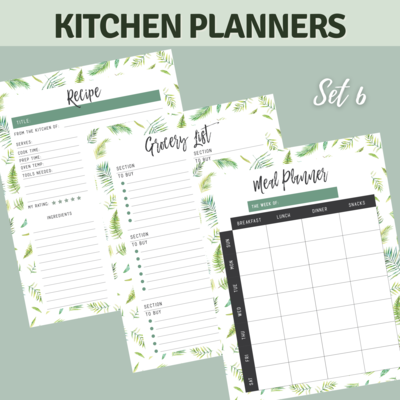 Tropical Kitchen Planner Bundle Set 6 Tropical Kitchen Planner Bundle Set 6