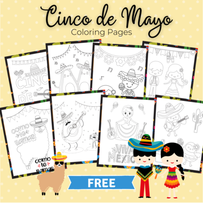 Free Cinco de Mayo Coloring Book