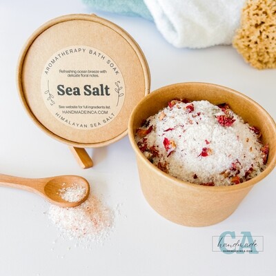 Tri-Blend Sea Salt Soak - Aromatherapy Bath Salts - 8oz