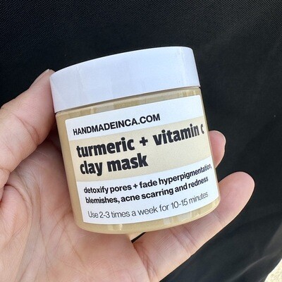 Turmeric + Vitamin C Brightening Clay Mask