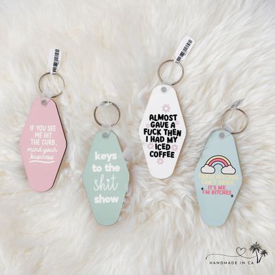 Funny Motel Keychain