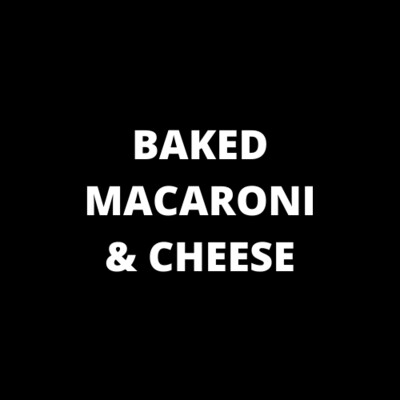 Baked Macaroni & Cheese